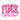 Checkered Bolt Fight Like A Queen Pink Design