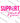 Support Squad Hashtag Script Pink Design