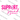 Support Squad Hashtag Script Pink Design