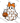 Candy Corn Ghost With Bow Design