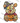Patchwork Bear In Witch Hat Design