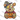 Patchwork Bear In Witch Hat Design