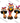 Three Silly Turkeys In Sunglasses Design