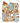 Gobble Patterned Letters Pilgrim Hat Design
