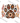 Floral Paw Print Autumn Leaves Design
