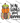 Leopard Rainbow Stacked Pumpkin Design