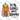 Leopard Rainbow Stacked Pumpkin Design
